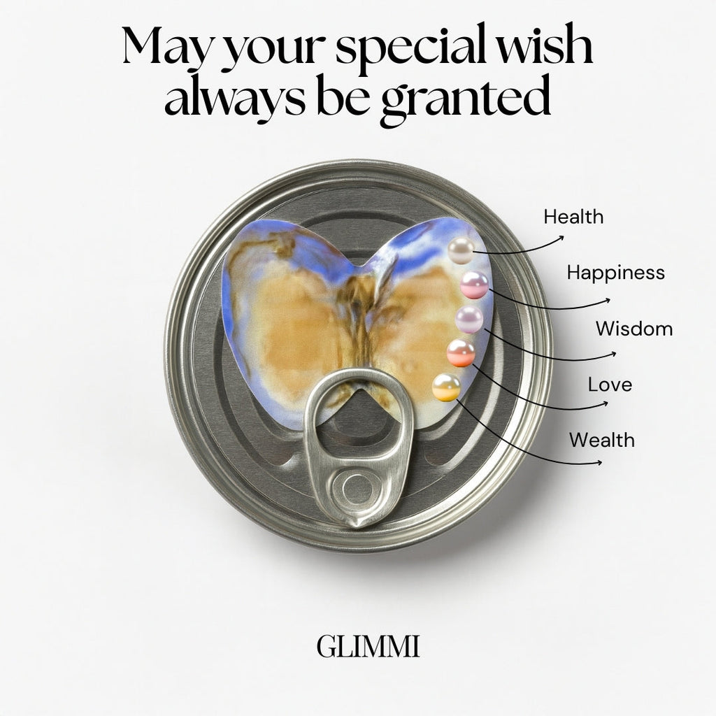 BFGF® Charmed Oyster Pearl Necklace Gift Set – Real Pearl Discovery Pendant | Luxury Surprise Jewelry