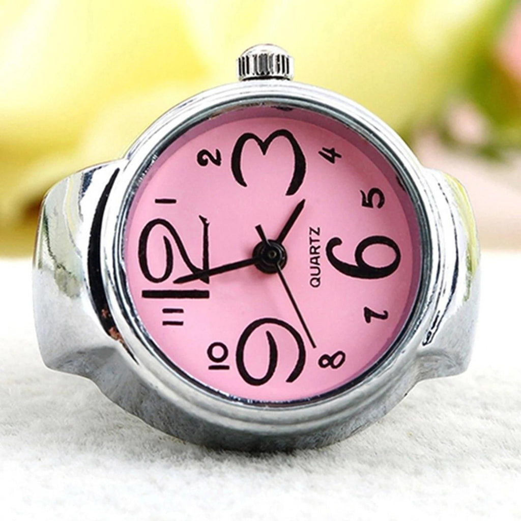 BFGF® Fashion Watch Ring for Women & Girls | Adjustable Quartz Finger Watch Ring