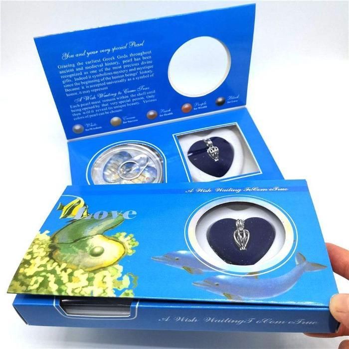 BFGF® Charmed Oyster Pearl Necklace Gift Set – Real Pearl Discovery Pendant | Luxury Surprise Jewelry