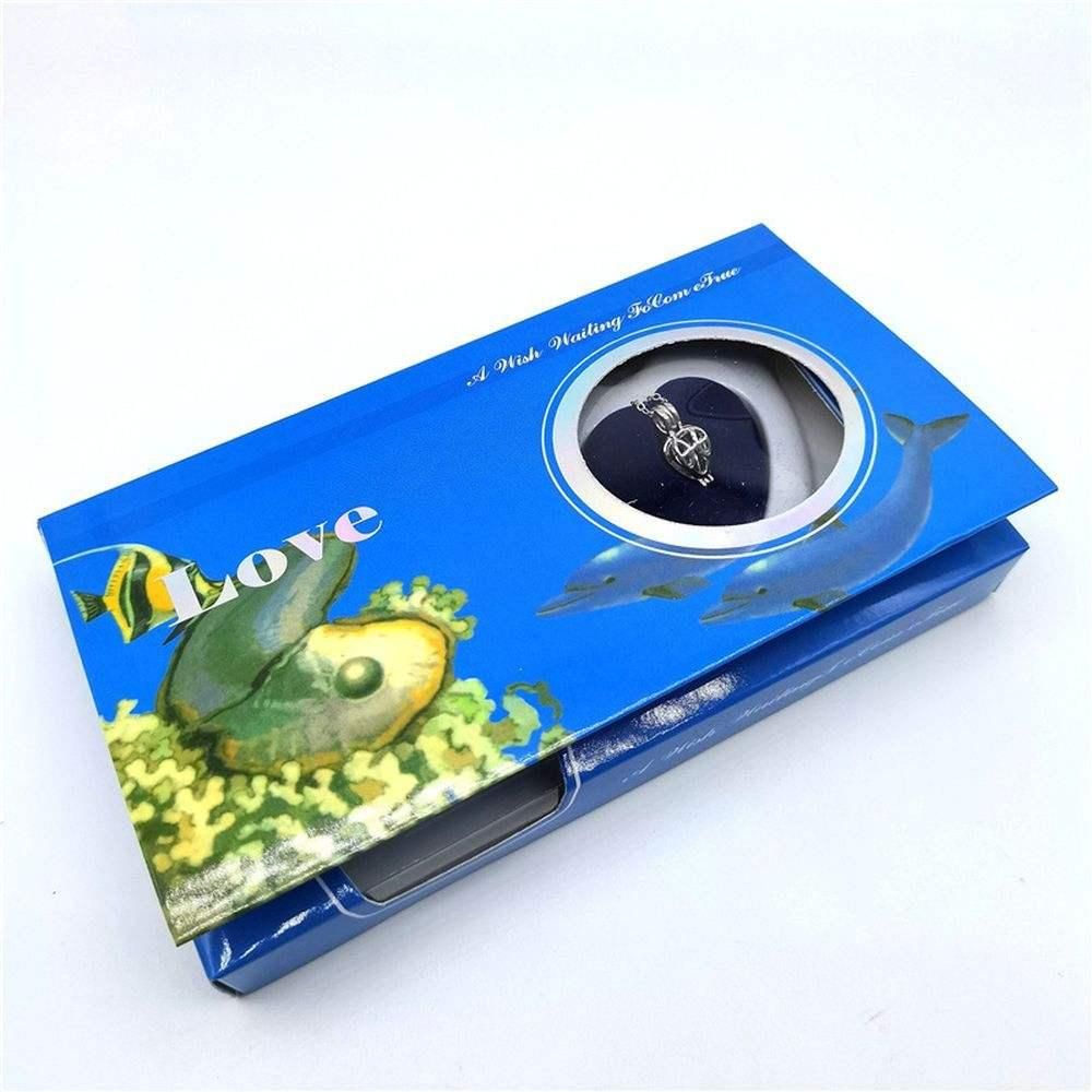 BFGF® Charmed Oyster Pearl Necklace Gift Set – Real Pearl Discovery Pendant | Luxury Surprise Jewelry