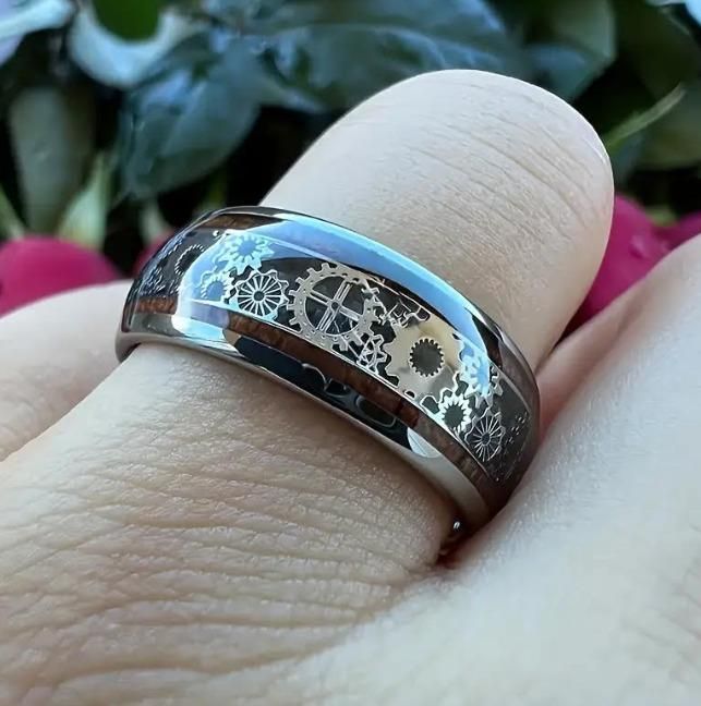 BFGF® Mechanical Gear Design Ring for Men | Premium Stainless Steel Spinner Ring