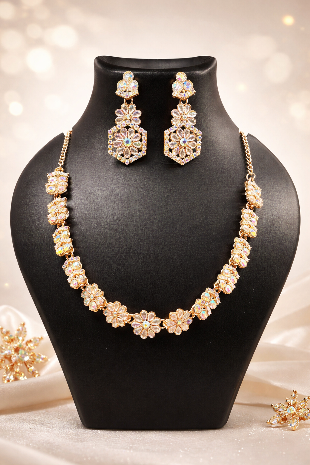 BFGF® Royal Austrian Diamond Gold Plated Necklace Set for Women – Elegant Bridal & Party Wear Jewellery