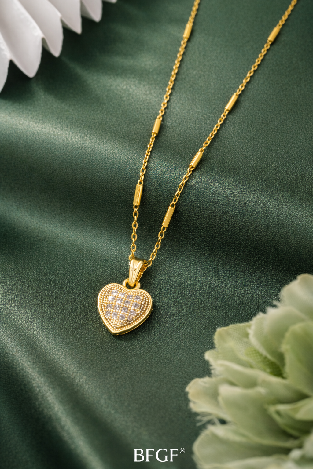 💛 BFGF® Premium Gold Plated Heart Pendant Necklace for Women