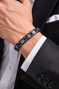BFGF® Luxury Hematite Magnetic Bracelet for Men | Premium Power & Style Bracelet